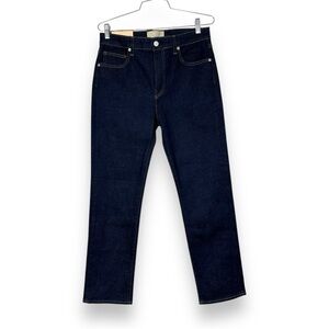 CQY Friend High Rise Straight Leg Dark Blue Jeans 29